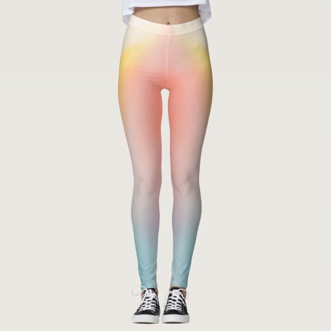 Melhores Leggings Solid Color Americano (Frente)