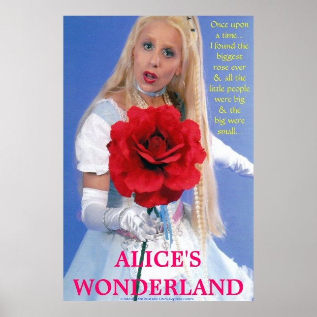 MELHORES POSTERS - ALICE IN WONDERLAND - UMA NOVA  (Frente)