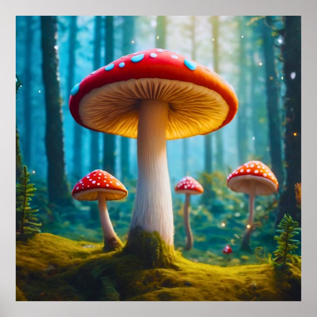 Mellow Mushroom Poster (Frente)