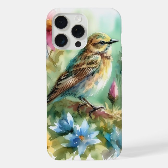 Melodia de Pássaro Graça Ave & Elegância Floral (Verso)