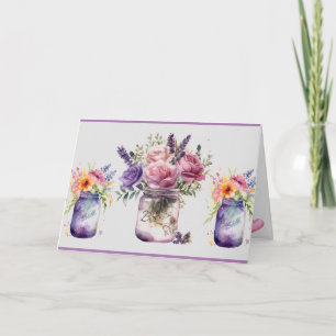 Melodia de Pote Mason - Cartão Personalizável do D