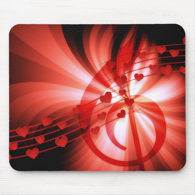 Melody Hearts Mousepad (Frente)