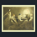"Melody Hour" Art Deco Impressão por Louis Icart<br><div class="desc">Art Deco Impressão "Melody Hour",  de Louis Icart,  apresenta quatro mulheres músicas que se gabam de luz.</div>