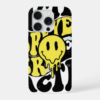 Melting Acid Smiley Face Psychedelic Liquid Typogr