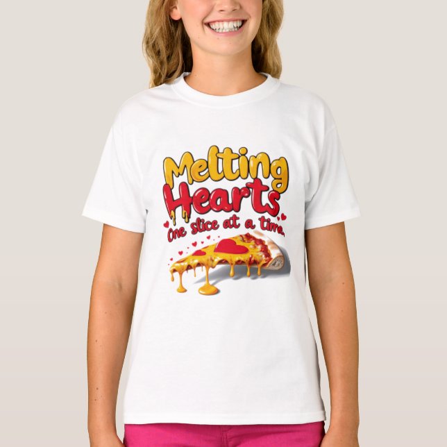 Melting Hearts, One Slice at a Time T-shirt (Frente)