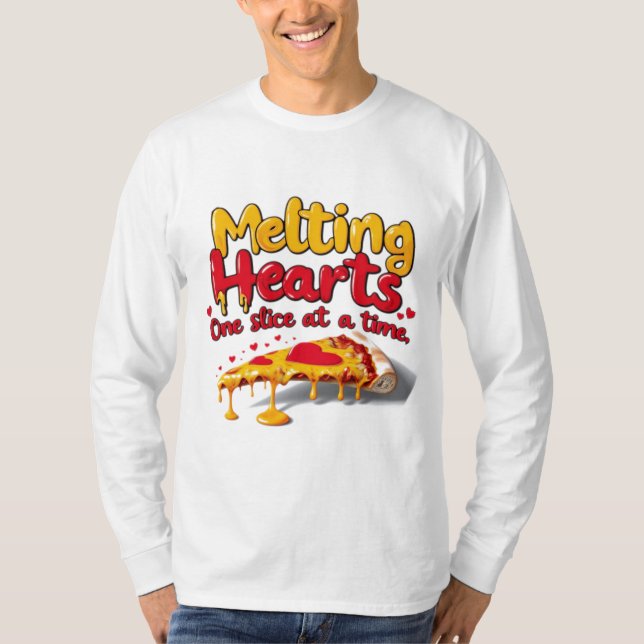 Melting Hearts, One Slice at a Time T-shirt (Frente)