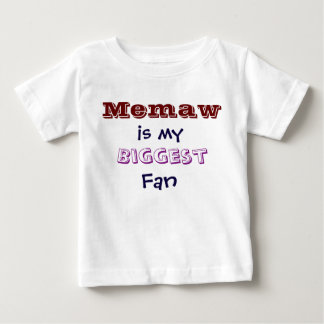 Memaw é minha maior Criança de fã Toddler T-Shirt
