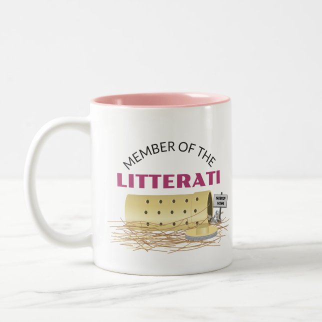 "Membro caneca da caça do celeiro do Litterati" (Esquerda)