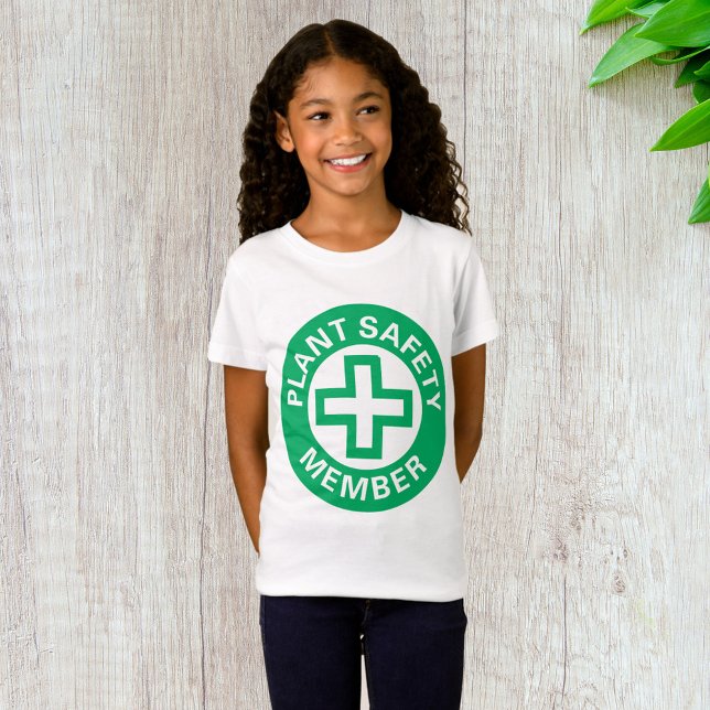 Membro da Segurança Vegetal Girls T-Shirt (Criador carregado)