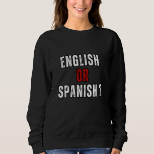 Meme T-Shirt Engraçado - Hilário Inglês ou Espanho