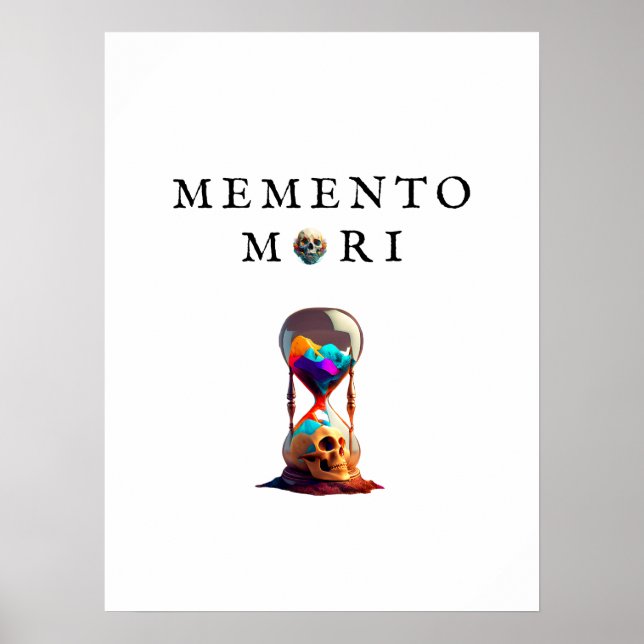 Memento Mori Poster | Poster estático | Presente e (Frente)