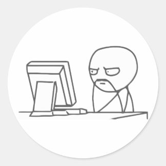 Memória ‏ Computador - Adesivos Redondos