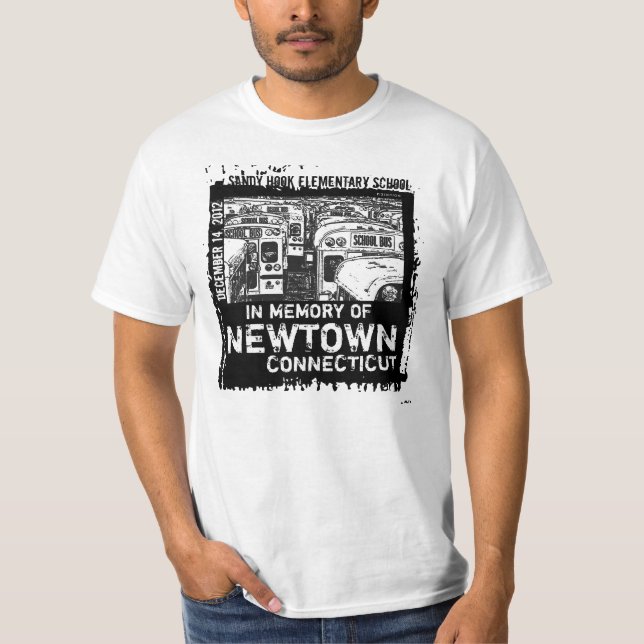 Memória Da Camiseta Tragédia Da Newtown 4 (Frente)