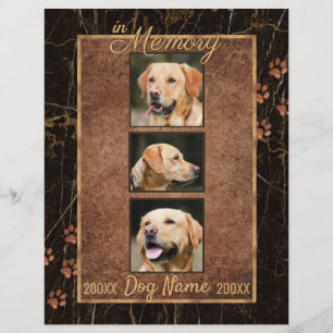 Memória de Cachorro Ponte Poem Marble Russo