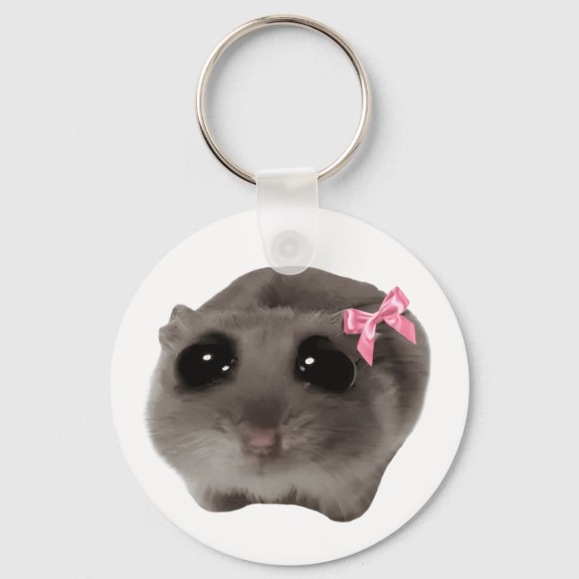 Memória de Hamster Triste Coquette Chaveiro Duplo (Frente)