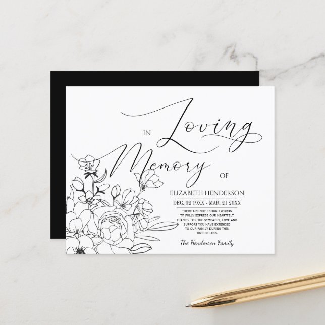 Memória de simpatia orçamentária /Obrigado. (Frente/Verso In Situ)