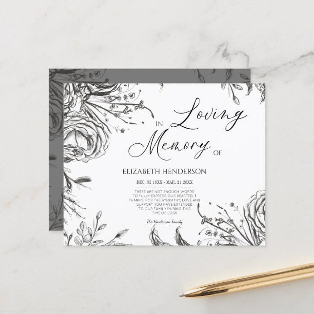 Memória de simpatia orçamentária /Obrigado. (Frente/Verso In Situ)