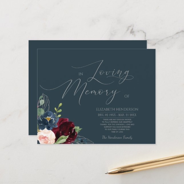 Memória de simpatia orçamentária /Obrigado. (Frente/Verso In Situ)