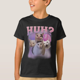 Memória Engraçada Huh Gato De Camisa Gato Soa Humo