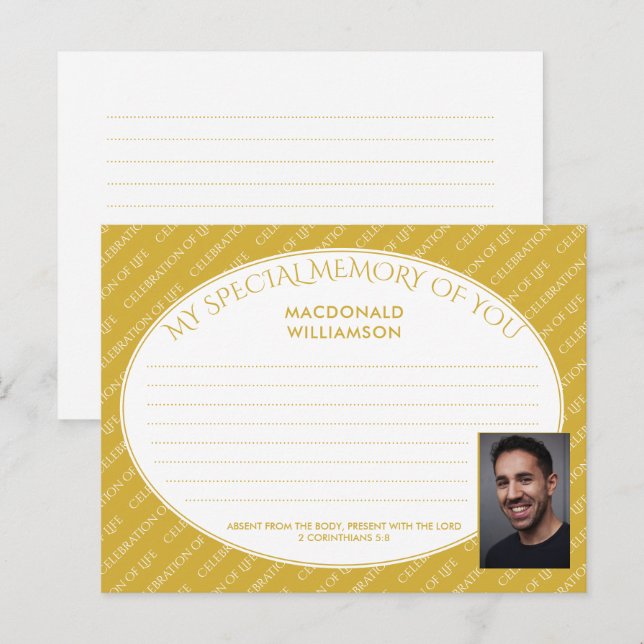 MEMÓRIA ESPECIAL DE COMPARTILHAMENTO DE SEU Cartão (Frente/Verso)