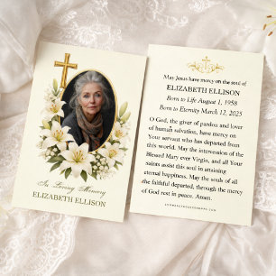 Memória Fotográfica de Funeral Religioso Oração