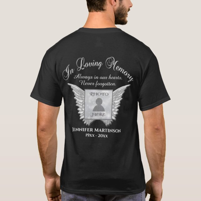 Memorial | Adicionar T-Shirt Fotográfico (Verso)