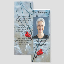 Memorial Cristão Presente Cardinal Vermelho Passar