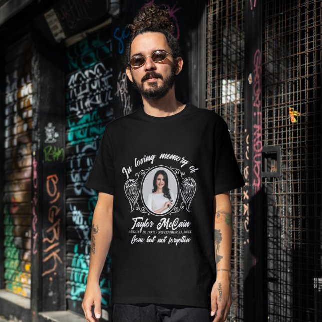 Memorial da Foto Funeral: Camisas Personalizadas c (Honor Their Memory: Personalized Memorial Shirts)