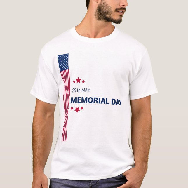 Memorial Day T-Shirt Design (Frente)