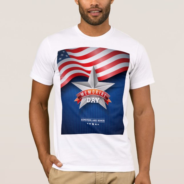 Memorial Day T-Shirt Design (Frente)