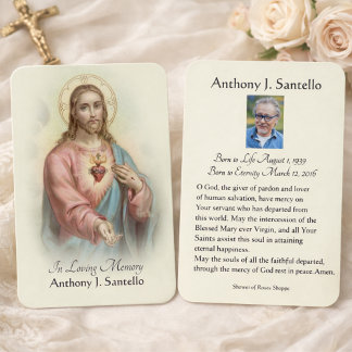 Memorial do Funeral Católico Oração Santa