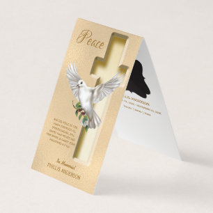 Memorial do Funeral de Dove Cross Photo