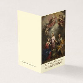 Memorial do Funeral Religioso Católico Cartões San