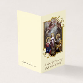 Memorial do Funeral Religioso Católico Cartões San