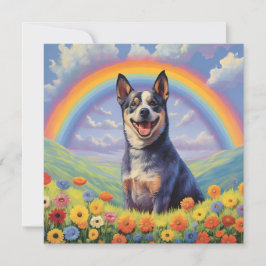 Memorial do Heeler Azul Cachorro Personalizado Nom