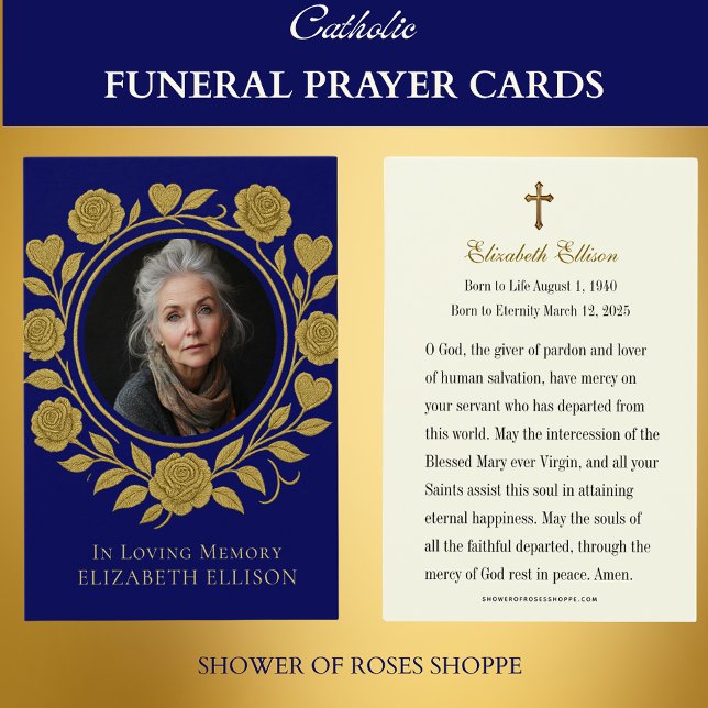 Memorial Dourado de Rosas Funerais de Oração (Criador carregado)