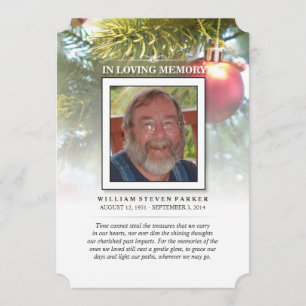 Memorial e Cartões de agradecimentos de Natal