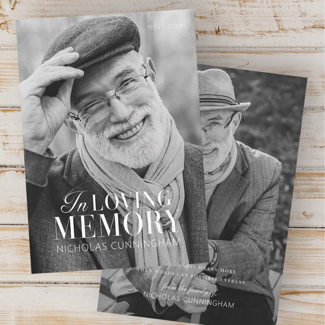 Memorial Elegante Moderno de Memória Amante (Criador carregado)