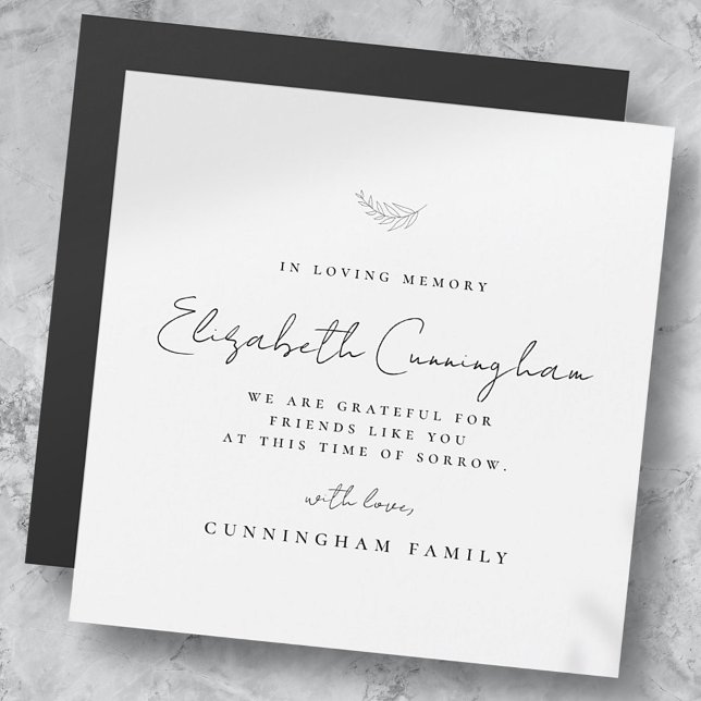 Memorial Em Adoro Memória Simples Elegante Moderno (Criador carregado)