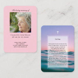 Memorial fotográfico Eu sou Cartão de oração gráti