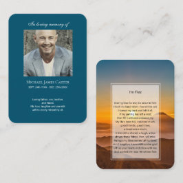 Memorial fotográfico Eu sou Cartão de oração gráti