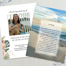 Memorial fotográfico Eu sou Cartão de oração gráti