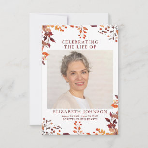 Memorial Fúnebre Russo Cartão com fotos de Oração