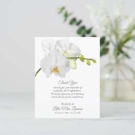 Memorial Funeral Da Orquídea Orçamental Obrigado