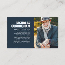 Memorial Funeral Em Cartão com fotos De Memória De