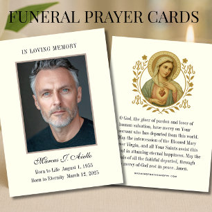 Memorial Funeral Mary Prayer Foto