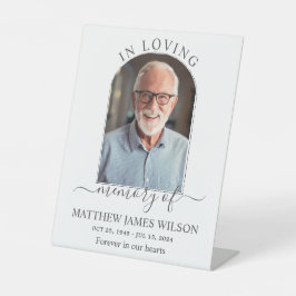 Memorial Funeral Minimalista No Amor Foto Da Memór