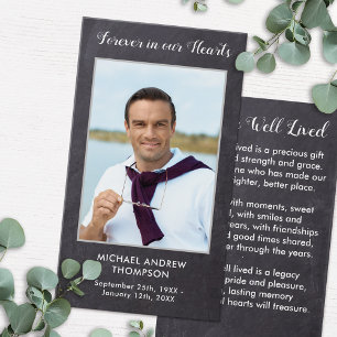 Memorial Funeral Russo Simpatia Foto Cartão de Or