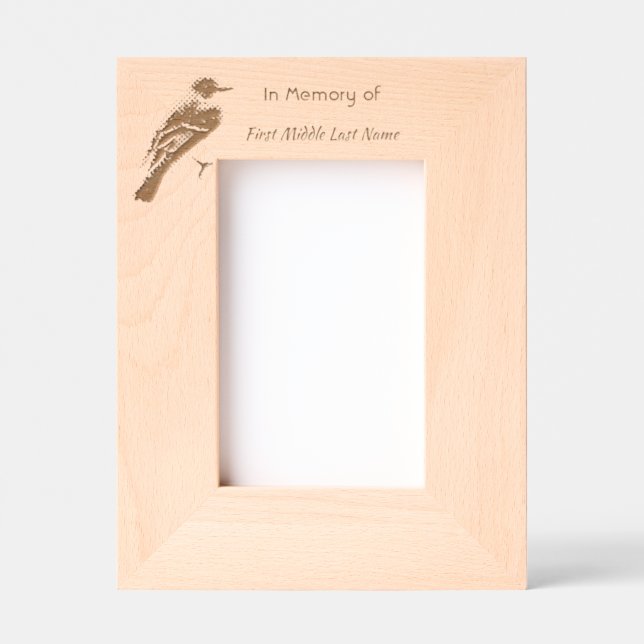 Memorial  Keepsake Bluebird Garden Bird  (Front)