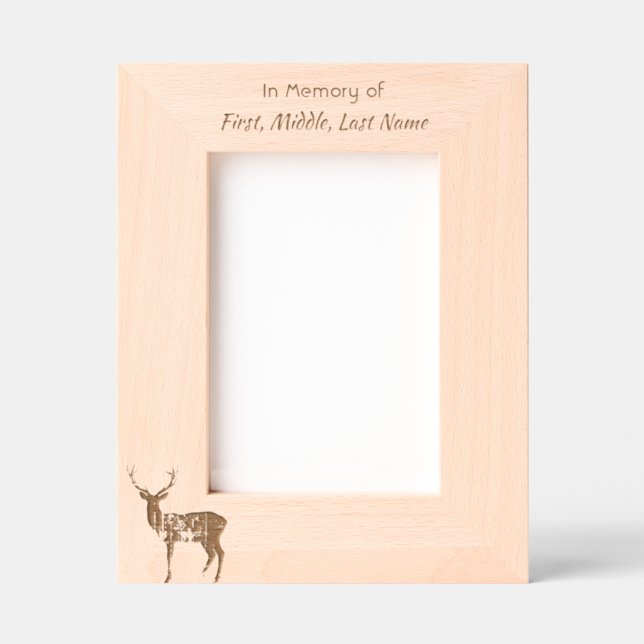 Memorial Keepsake Hunter Stag Deer (Front)